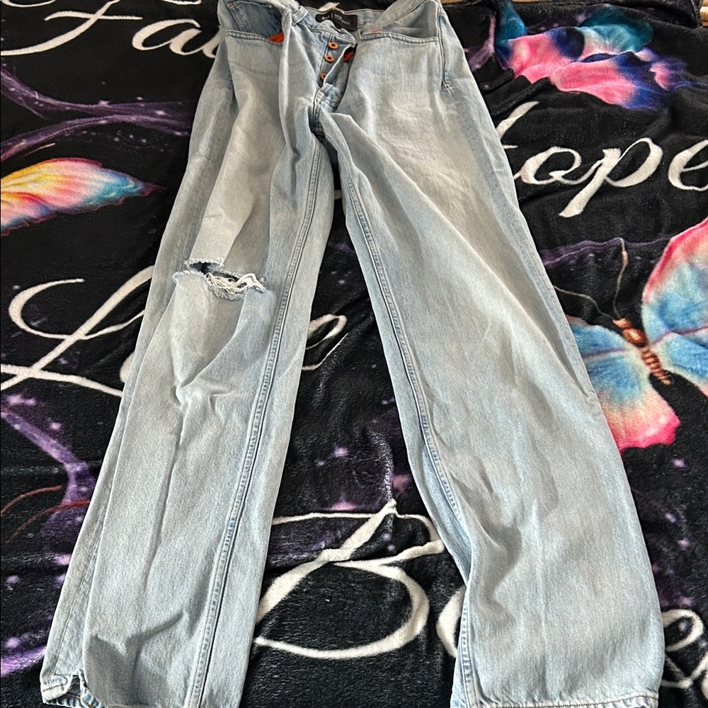 3x1 Light Blue Straight Leg Jeans